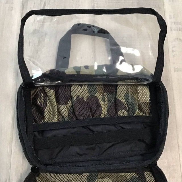 Bape × Nigo BAPE Hand bag pouch 1st camo green a bathing ape NIGO Size ONE SIZE - 3 Thumbnail
