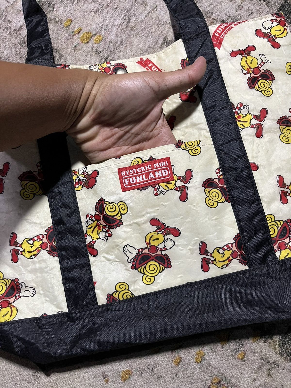 Hysteric Glamour × Japanese Brand Hysteric Glamour Funland Full Print Tote bag Japan 🇯🇵 Size ONE SIZE - 13 Thumbnail