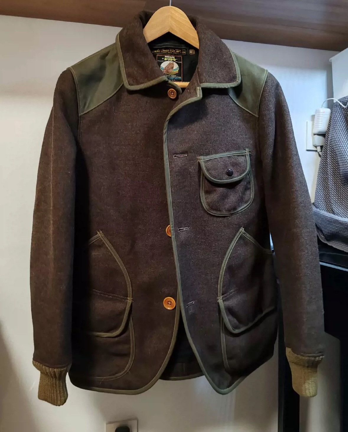 Freewheelers Freewheelers Boston wool hunting coat Size US S / EU 44-46 / 1 - 1 Thumbnail