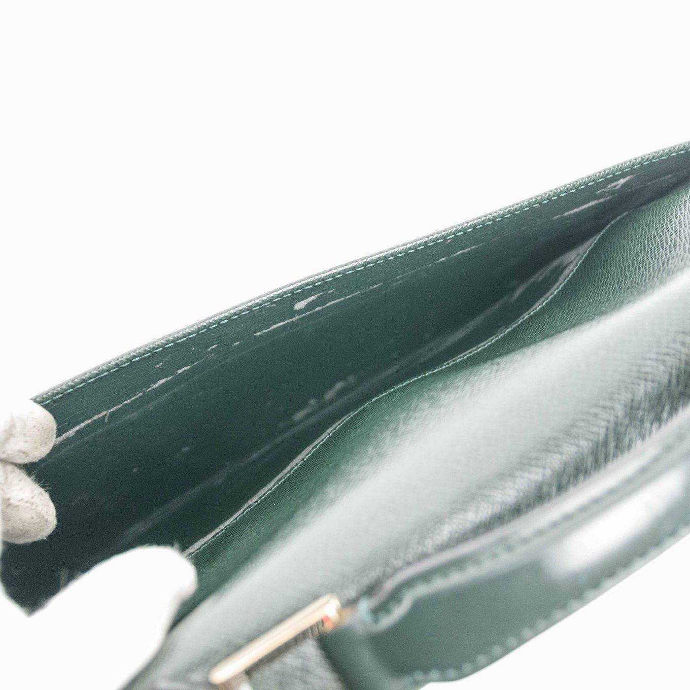 Louis Vuitton Louis Vuitton Green Taiga Leather Robusto Briefcase Size ONE SIZE - 18 Thumbnail