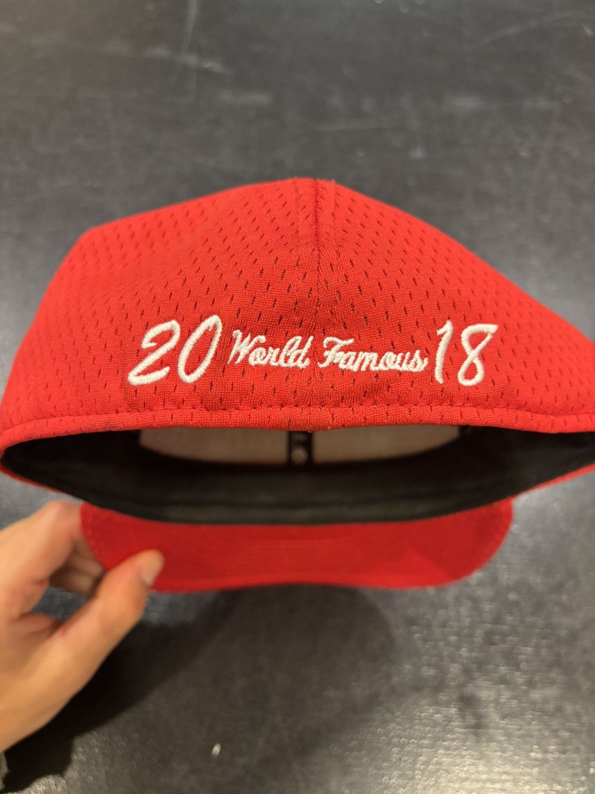 Supreme Supreme X New Era Mesh 6 Panel Hat Size ONE SIZE - 4 Thumbnail