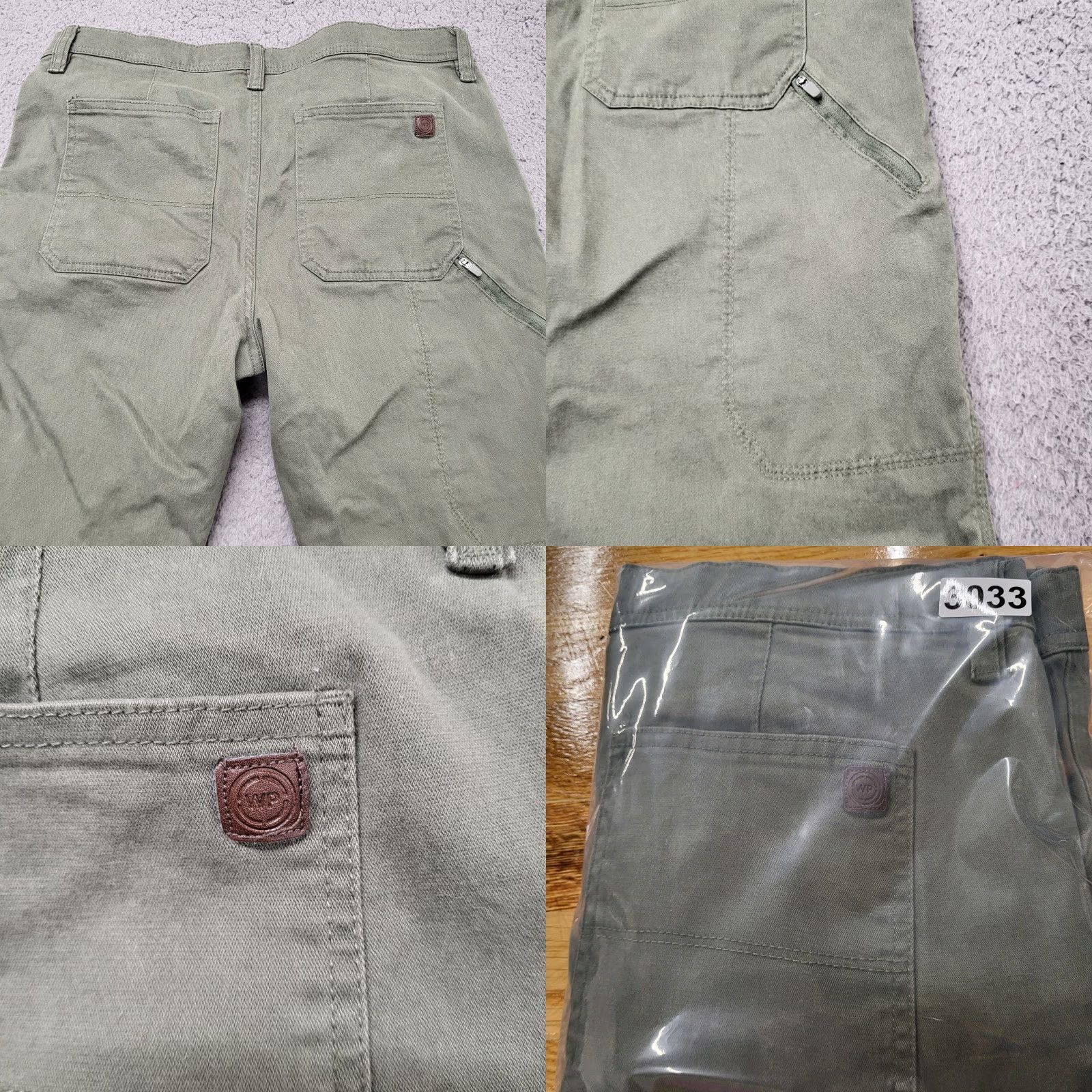 Weatherproof Weatherproof Utility Pants Men's 32x30 5-Pocket Tech Military Green Jeans Size US 32 / EU 48 - 9 Thumbnail