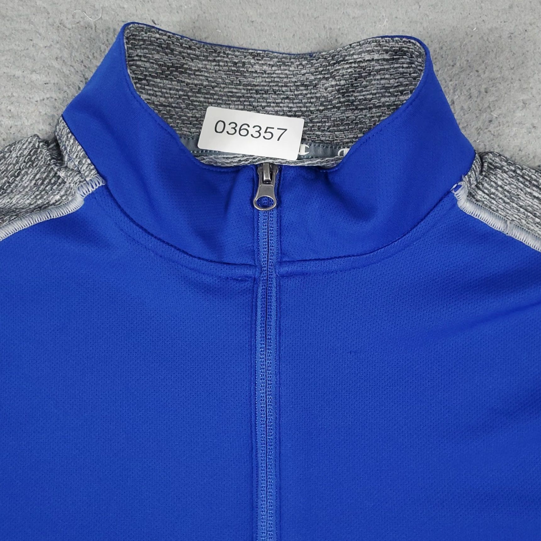 Champion Champion Shirt Mens Large Blue 1/4 Zip Pullover Long Sleeve Activewear Golf Casual Travel Size US L / EU 52-54 / 3 - 2 Thumbnail