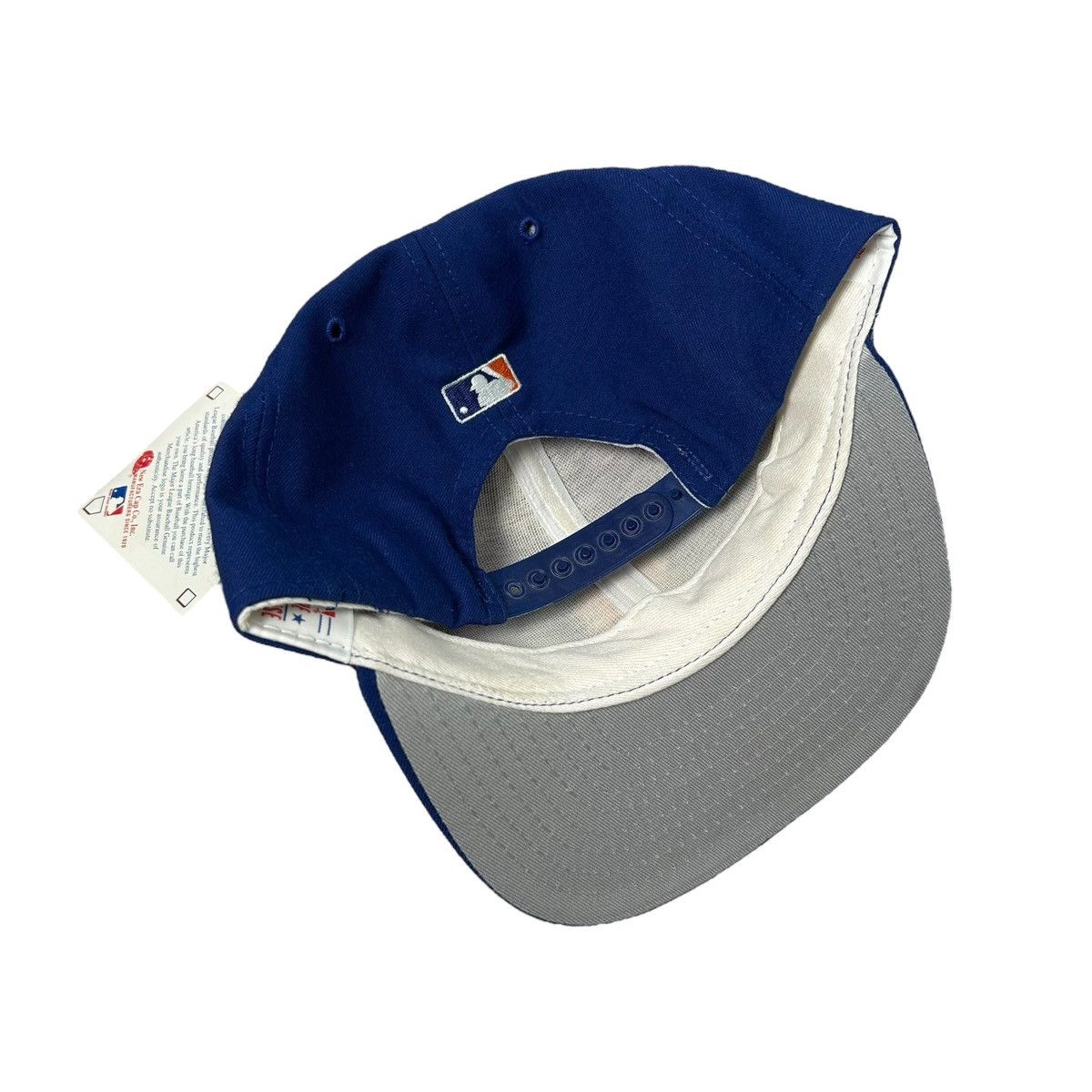 MLB DEADSTOCK 90s NEW YORK METS NEW ERA SNAPBACK HAT Size ONE SIZE - 4 Thumbnail
