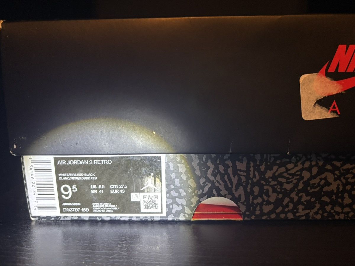 Jordan Brand × Nike Air Jordan 3 Retro Size US 9.5 / EU 42-43 - 15 Thumbnail