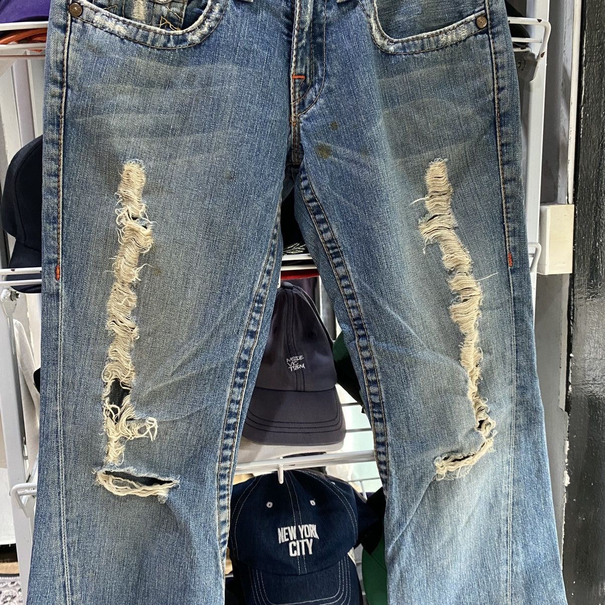 True Religion 2000s True Religion Joey Super Flared Jeans Size US 28 / EU 44 - 11 Thumbnail