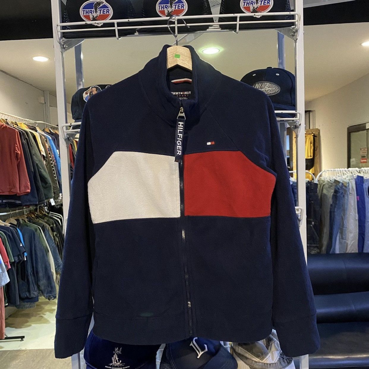 Tommy Hilfiger × Vintage Tommy Hilfiger Sport Fleece Logo Jackets Size US M / EU 48-50 / 2 - 1 Thumbnail