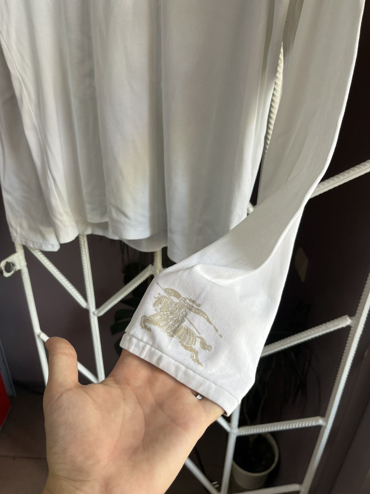 Burberry Vintage Burberry Prorsum White Longsleeve Size XL / US 12-14 / IT 48-50 - 5 Thumbnail