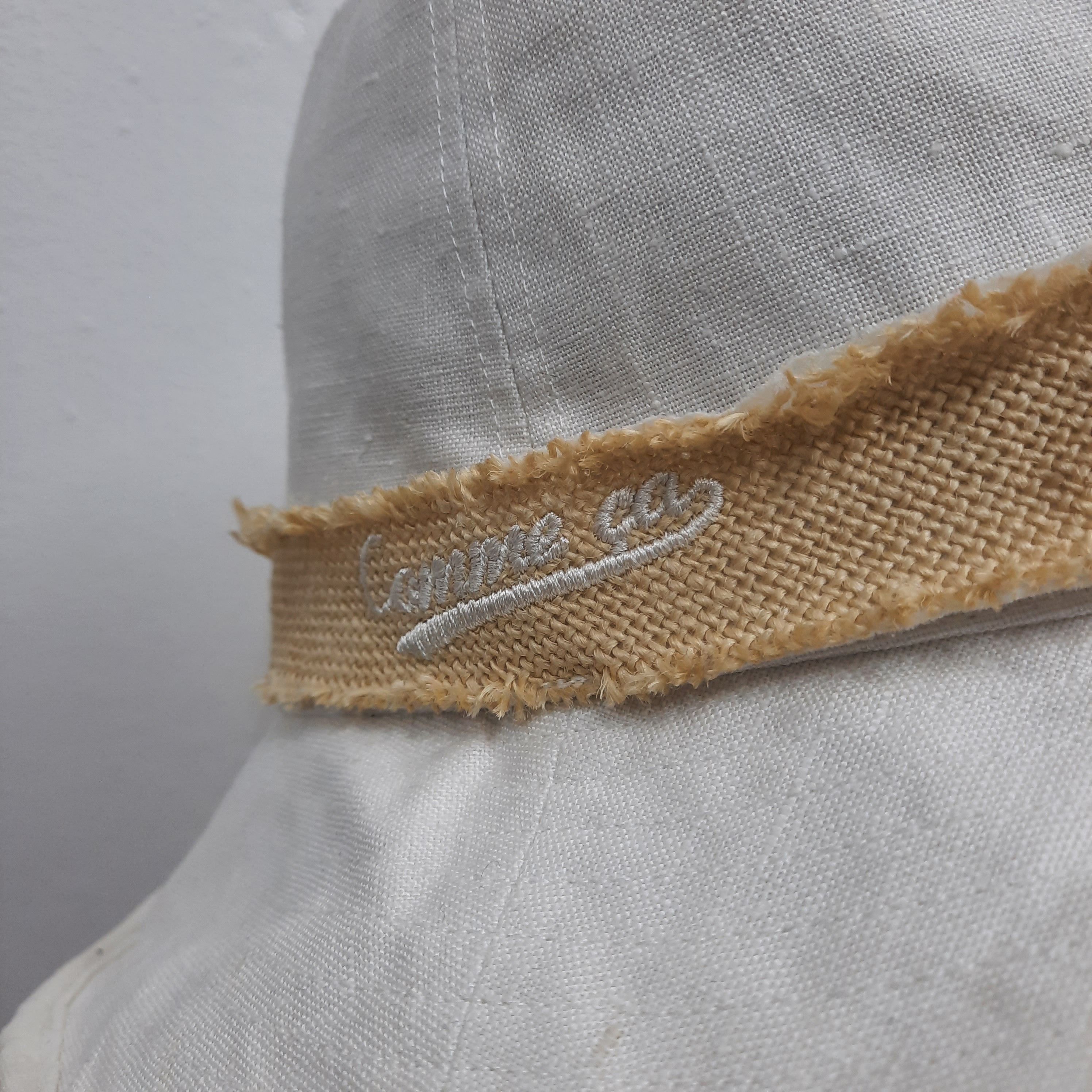 Comme Ca Ism ⛱️ Vintage comme ca ism linen beach fedora hat Size ONE SIZE - 5 Thumbnail