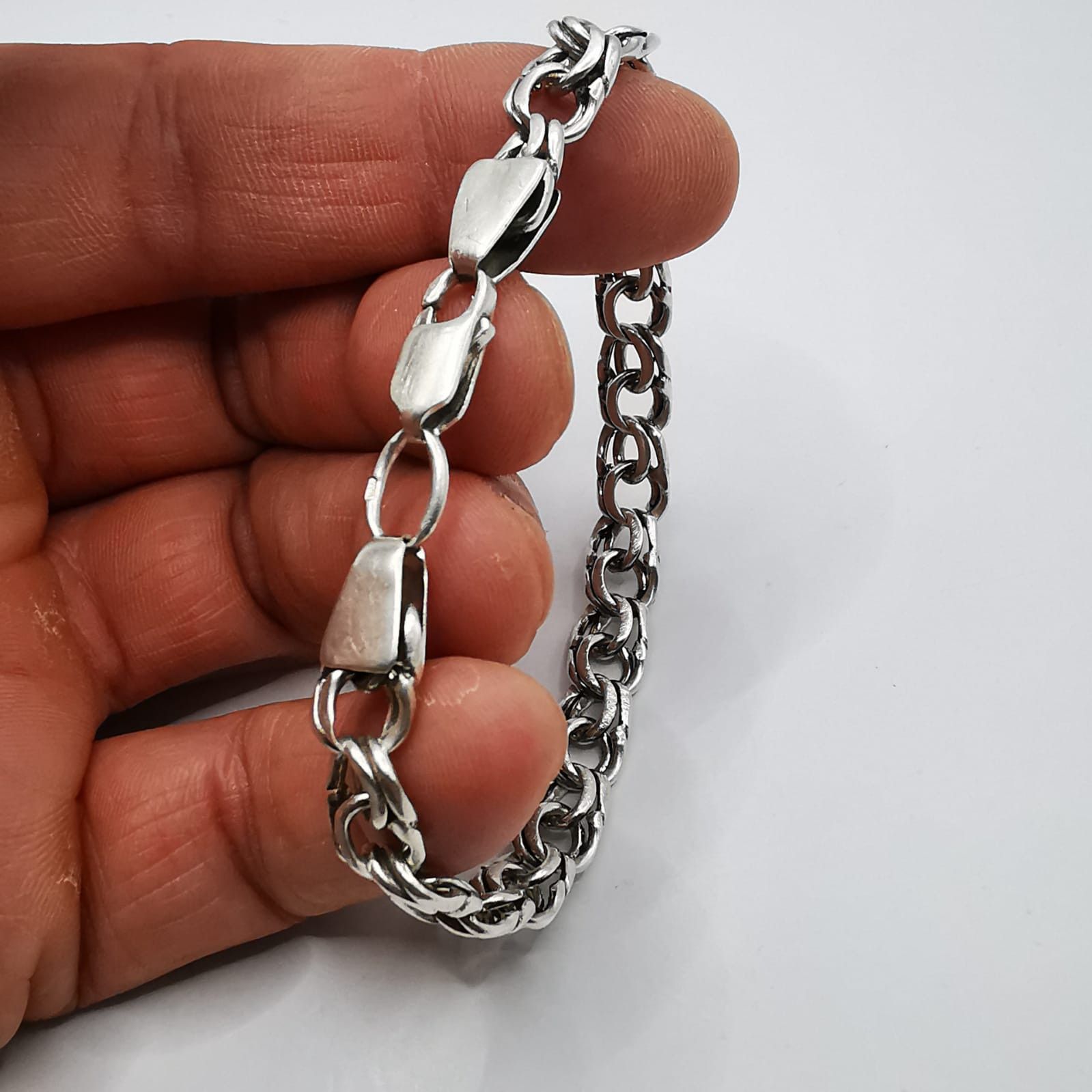 Sterling Silver Vintage Bracelet Jewelry, 925 Sterling Silver 17,80g Size ONE SIZE - 6 Thumbnail