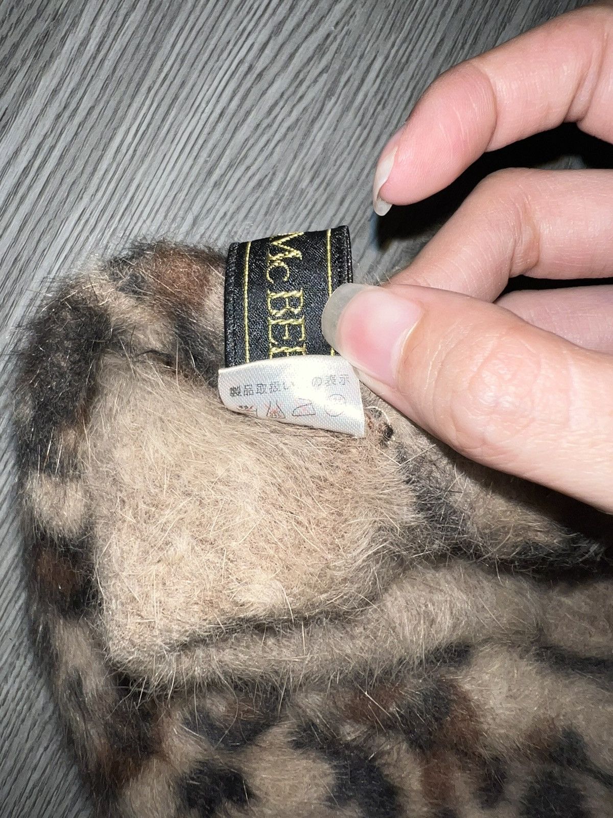 Japanese Brand Vintage Cecil McBee leopard mohair beret 🐆 Size ONE SIZE - 4 Thumbnail