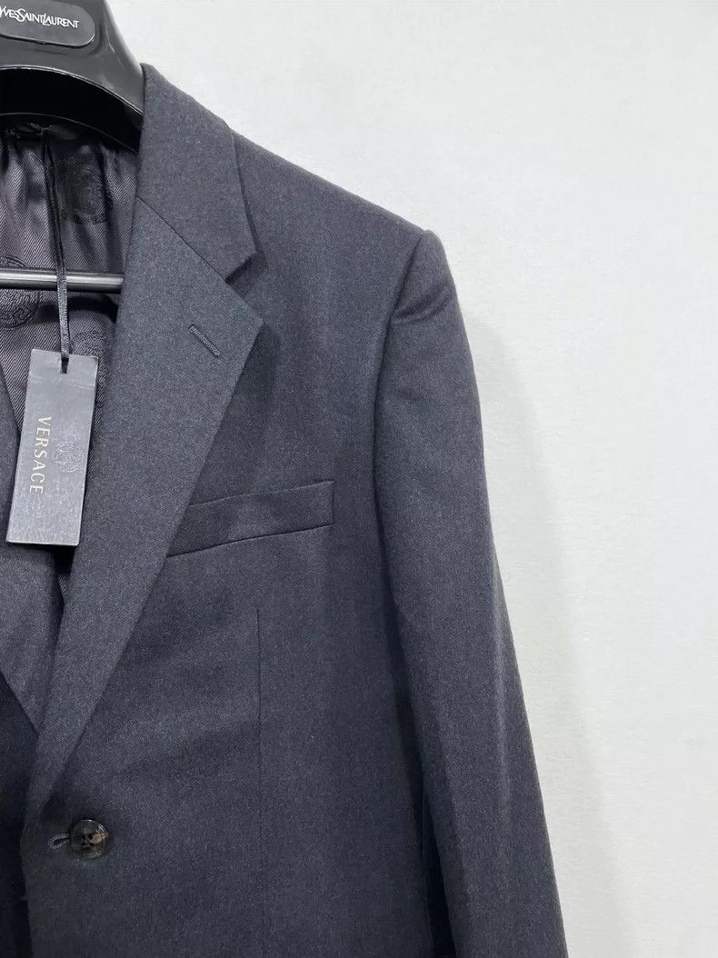 Versace Versace Main line suit black wool and cashmere blend blaze Size US M / EU 48-50 / 2 - 3 Thumbnail