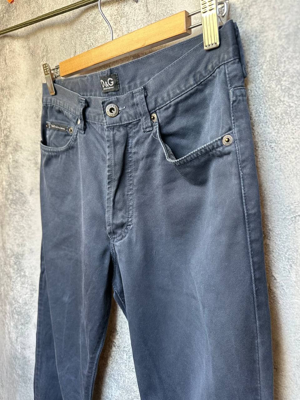 Dolce & Gabbana Dolce & Gabbana Vintage Blue Cotton Pants Jeans Italy Size US 28 / EU 44 - 6 Thumbnail