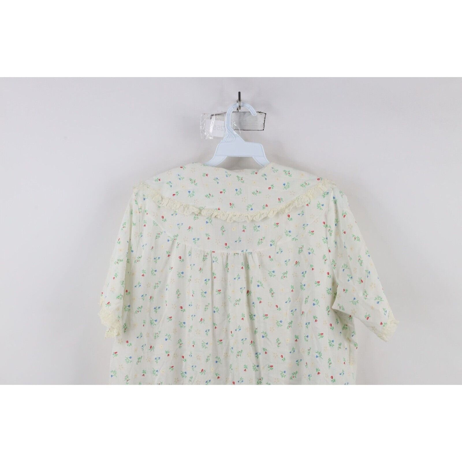 Vintage Vintage 70s Mid Century Modern MCM Sheer Flower Muu Muu Gown Size L / US 10 / IT 46 - 11 Thumbnail