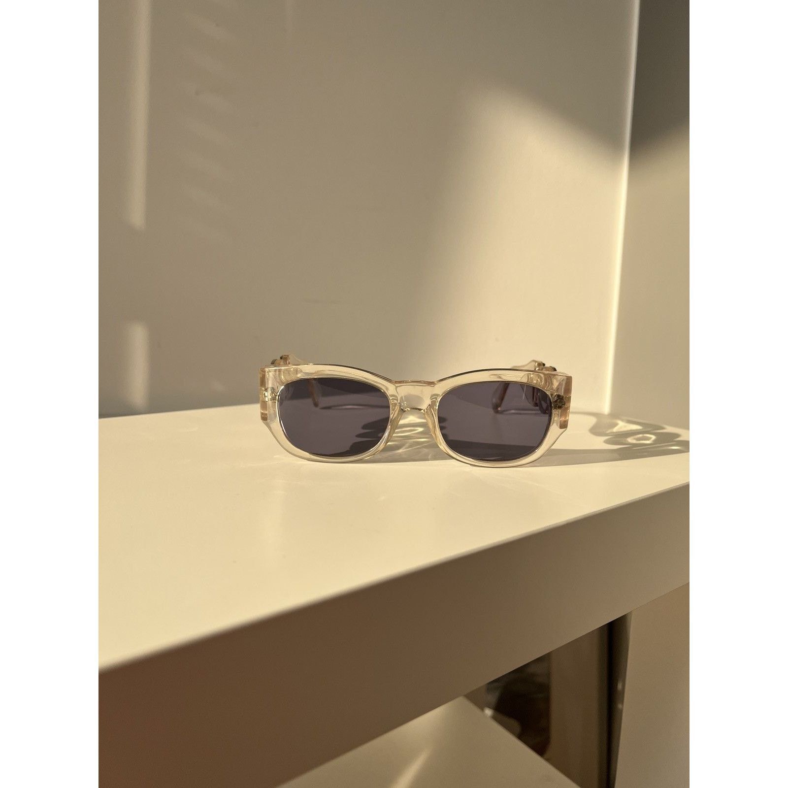 Rare gianni versace biggie medusa logo vintage sunglasses
