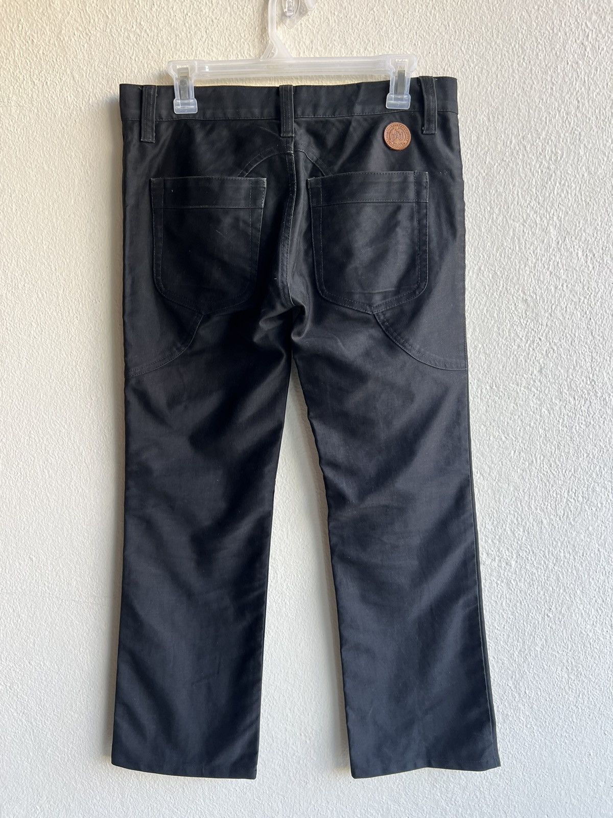 Japanese Brand Phenomenon Japan Fade Black Moleskin Cotton Flare Pant Size US 30 / EU 46 - 24 Thumbnail