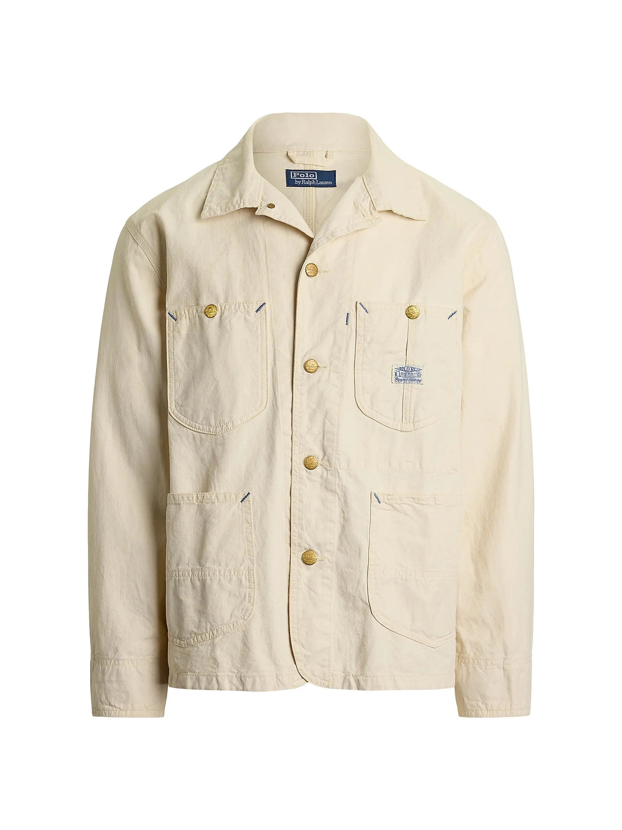 Polo Ralph Lauren 🔥 Polo Ralph Lauren® Cotton Drill Painter Chore Coat Size US XL / EU 56 / 4 - 1 Thumbnail