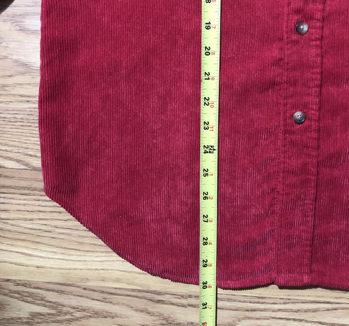 Sugar Cane × Vintage Vintage Sugar Cane Toyo Large Red Corduroy Button Up Shirt Size US L / EU 52-54 / 3 - 4 Thumbnail