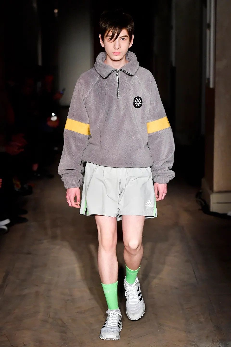 Adidas × Gosha Rubchinskiy SS 2018 Hi Vis Blue Rave Shorts Size US 30 / EU 46 - 8 Thumbnail