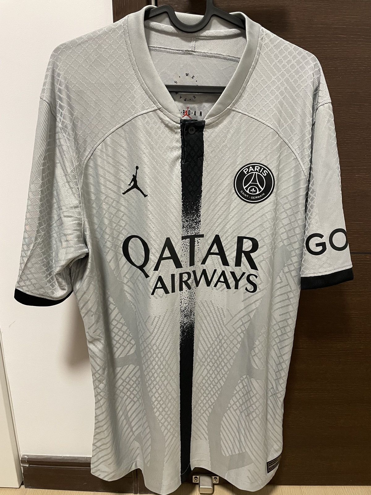 image of 2022-23 Psg X Verdy Japan Game Jersey 10 Neymar Jr in Grey, Men's (Size 2XL)