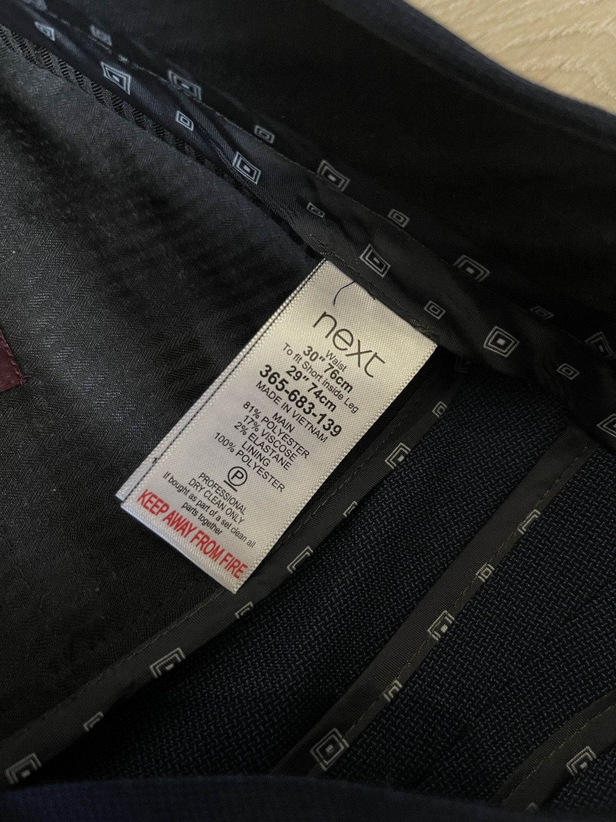 NEXT Next classic suit blue men’s 38R blazer pants Size 38R - 20 Thumbnail