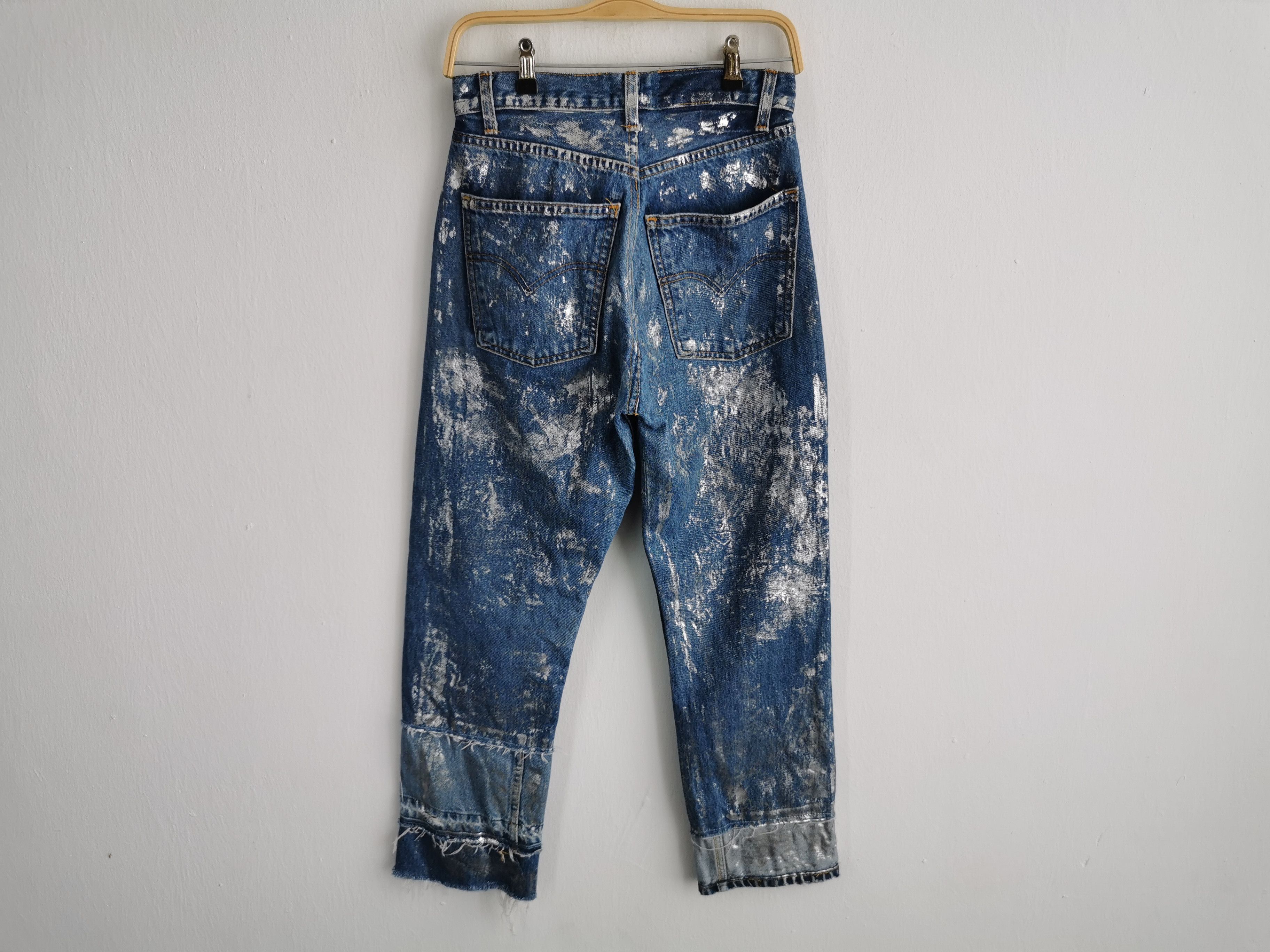 Levi's Vintage 90's Levis x Mailon Custom Denim Made In Japan Size US 27 - 3 Thumbnail