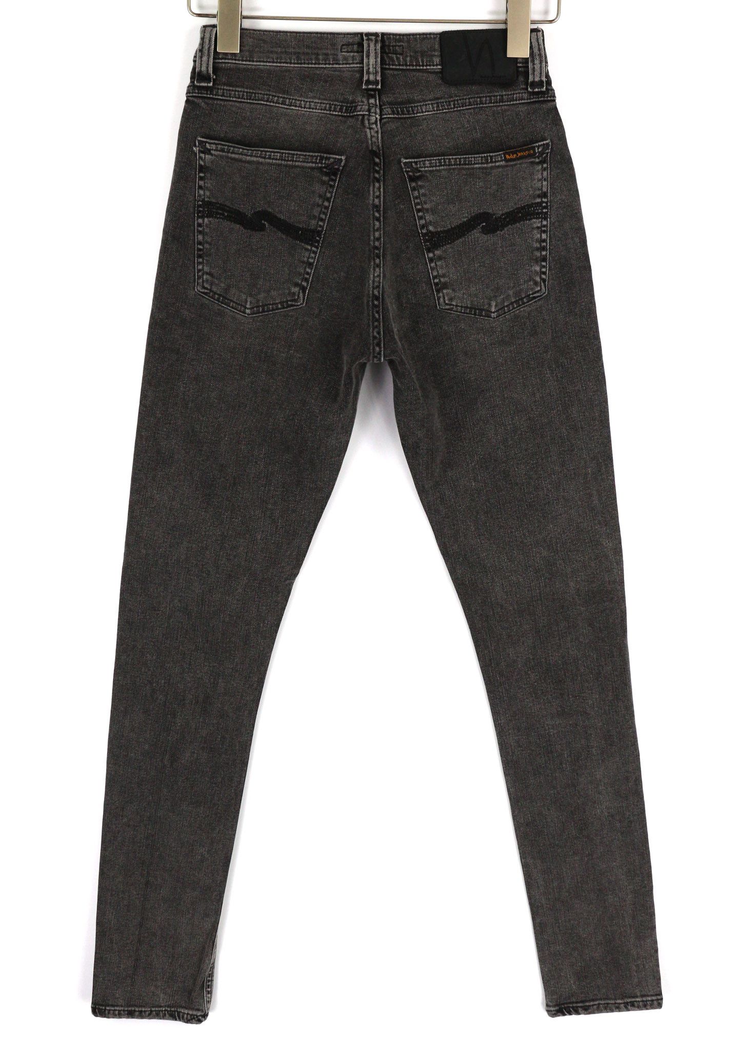 Nudie Jeans PIPE LED W28/L32 Grey Marble Organic Denim Jeans 81631 Size US 28 / EU 44 - 2 Thumbnail