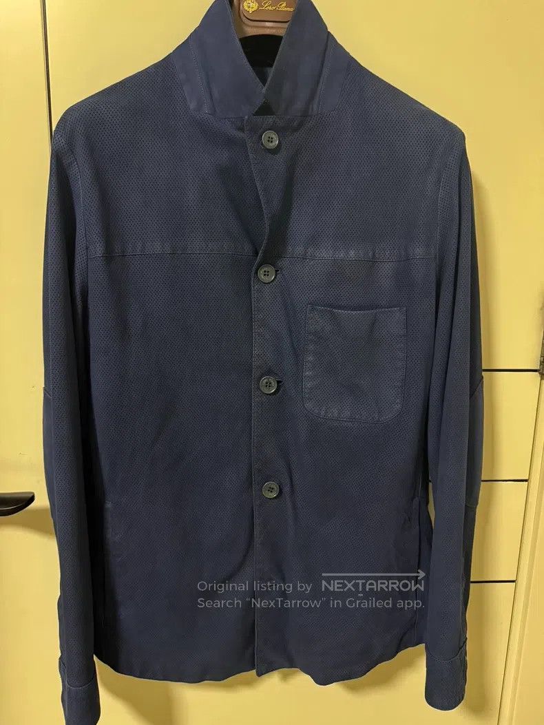 Loro Piana LORO PIANA Lambskin jacket, silk lining Size US M / EU 48-50 / 2 - 1 Thumbnail
