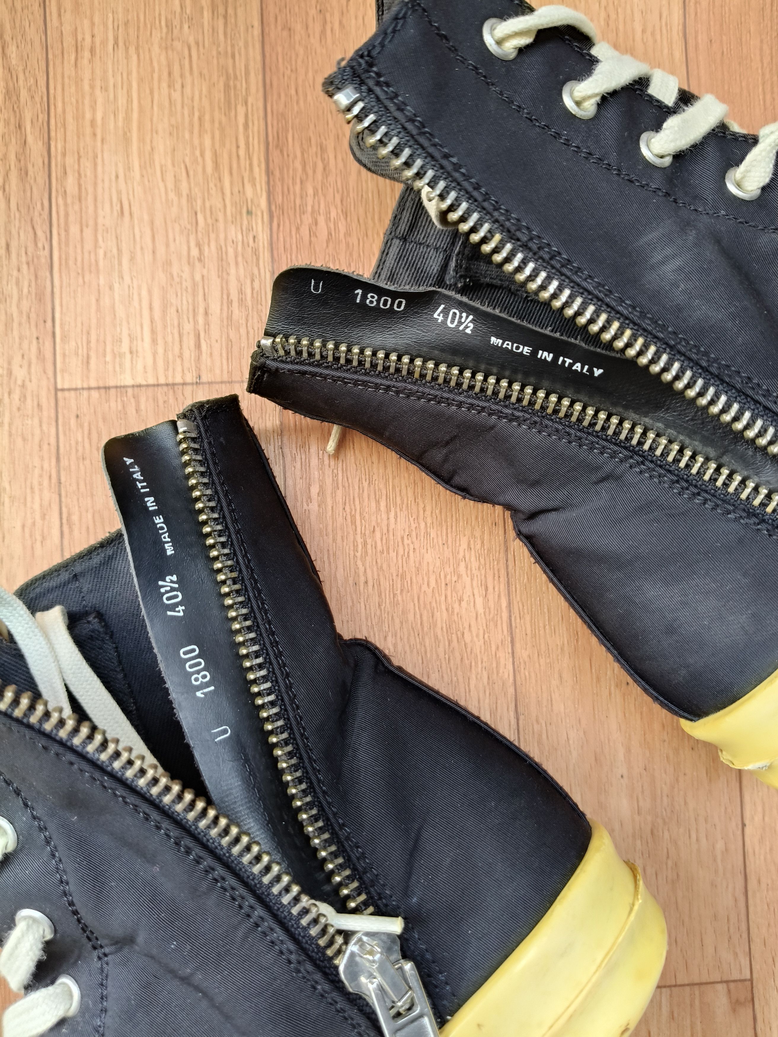 Rick Owens Drkshdw Rick Owens drkshdw hightop sneakers Size US 7.5 / EU 40-41 - 13 Thumbnail