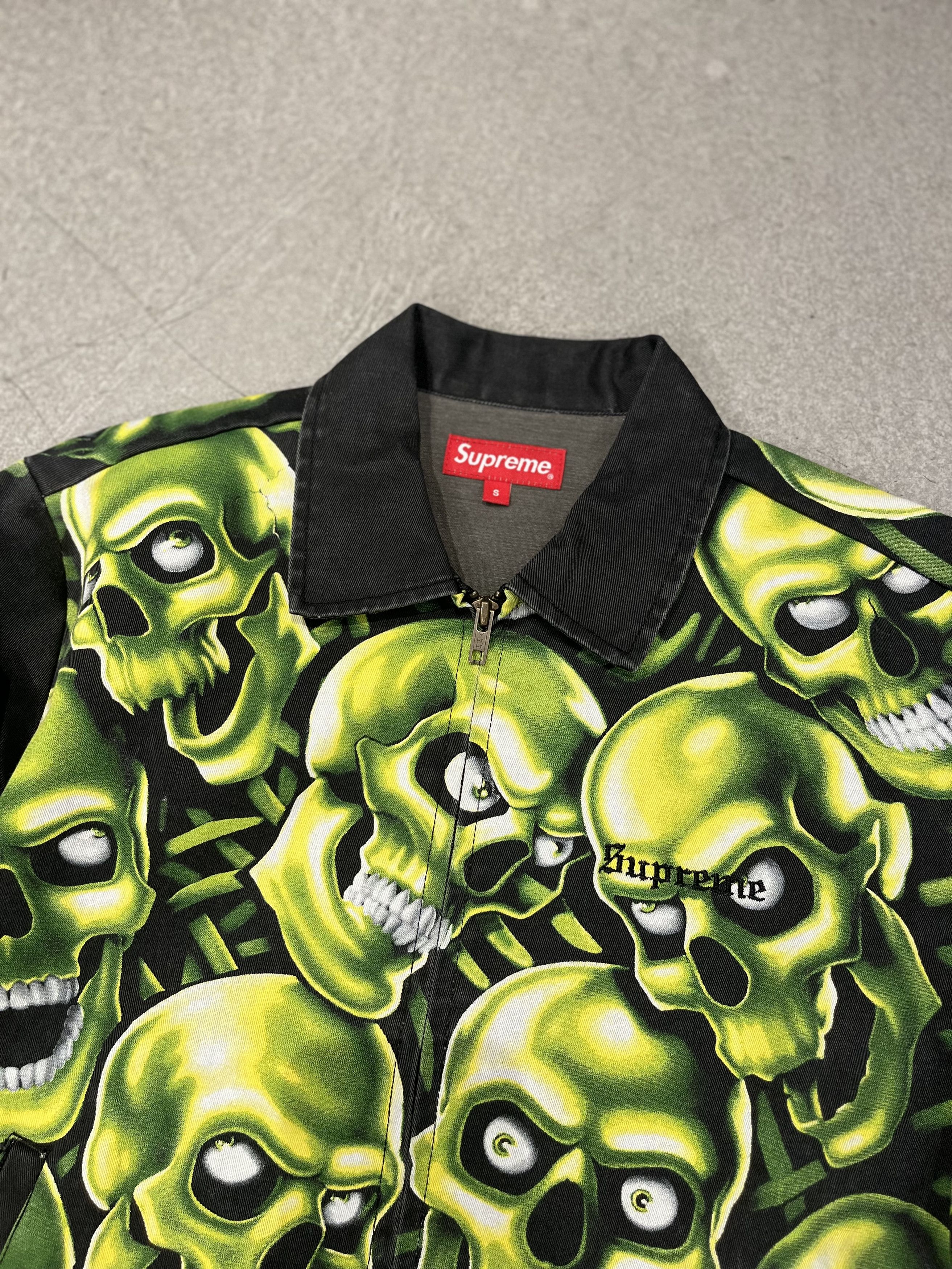 Supreme Supreme SS18 Skullpile Work Jacket Size US S / EU 44-46 / 1 - 2 Thumbnail