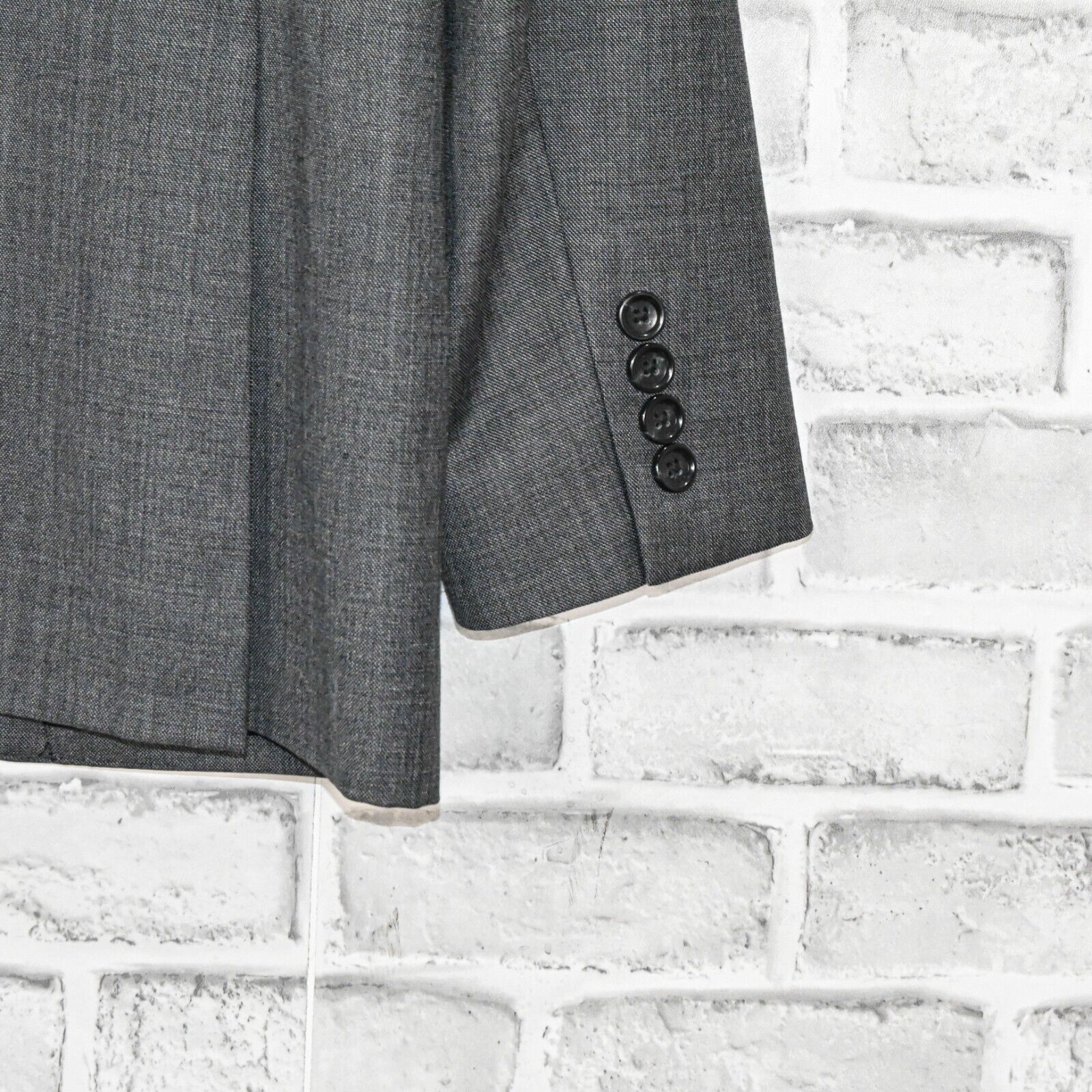J.Crew J.Crew Ludlow Suit Jacket Grey Double vent tollegno 1900 Size 38R - 8 Thumbnail