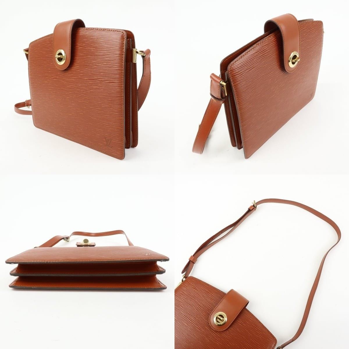 Louis Vuitton Louis Vuitton Epi Capucines Shoulder Bag Brown Size ONE SIZE - 3 Thumbnail