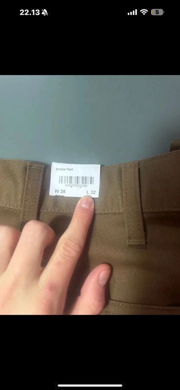 Simple pant