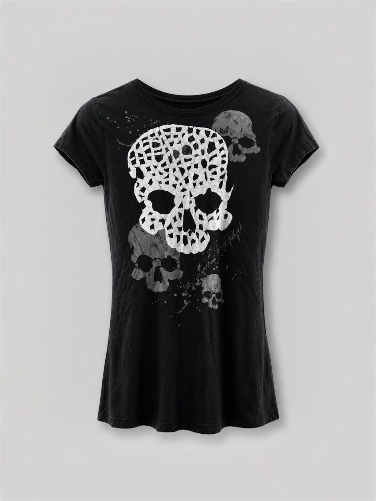 Japanese Brand Crazy Gothic Poem Skulls Ripped Japanese Brand Size M / US 6-8 / IT 42-44 - 1 Thumbnail