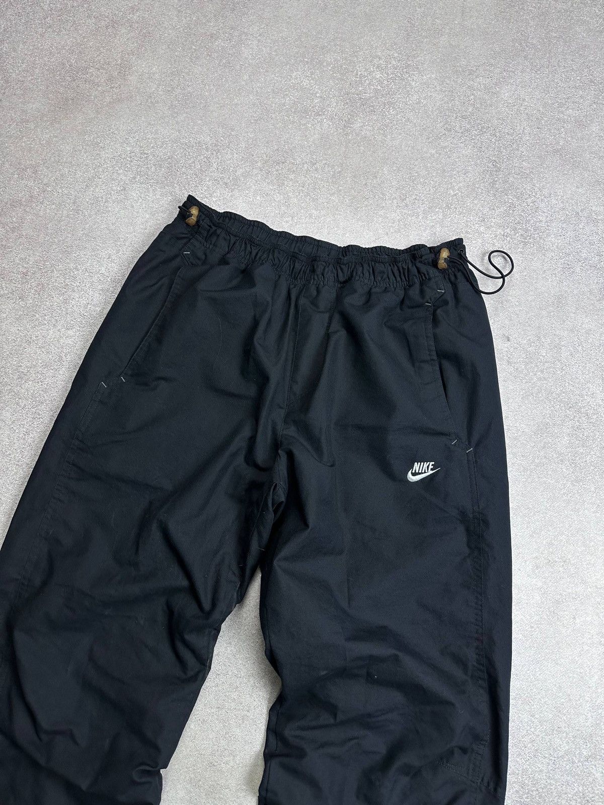 Nike Vintage 90s Nike Swoosh Nylon Y2K Track Pants M Size US 34 / EU 50 - 2 Thumbnail