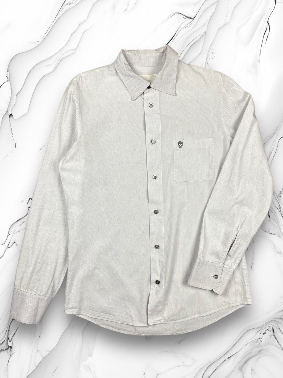 Alexander McQueen Alexander McQueen MCQ striped designer luxury shirt Size US M / EU 48-50 / 2 - 1 Thumbnail