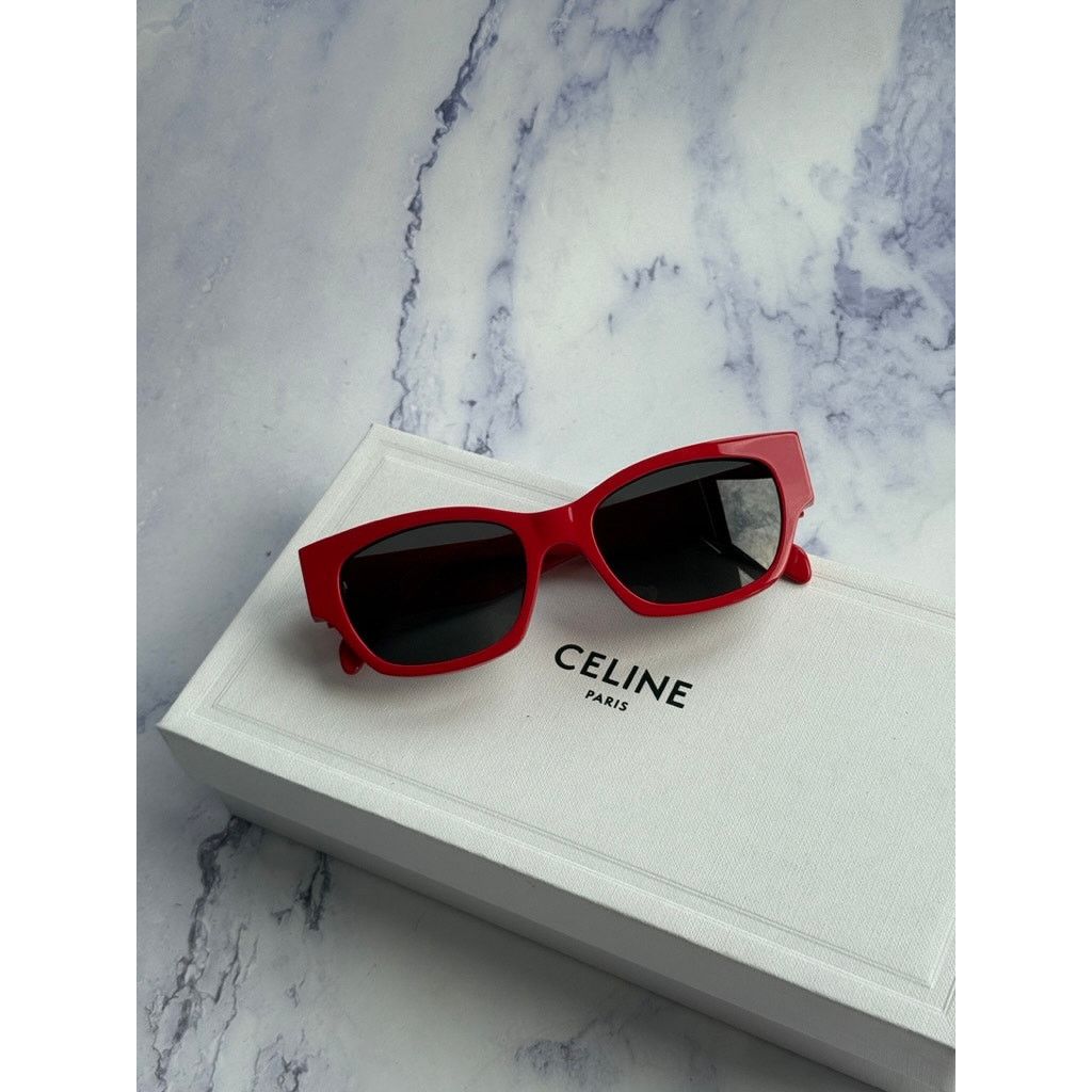 Celine NEW Celine CL40197U Cat Eye Red Logo Sunglasses Size ONE SIZE - 2 Thumbnail