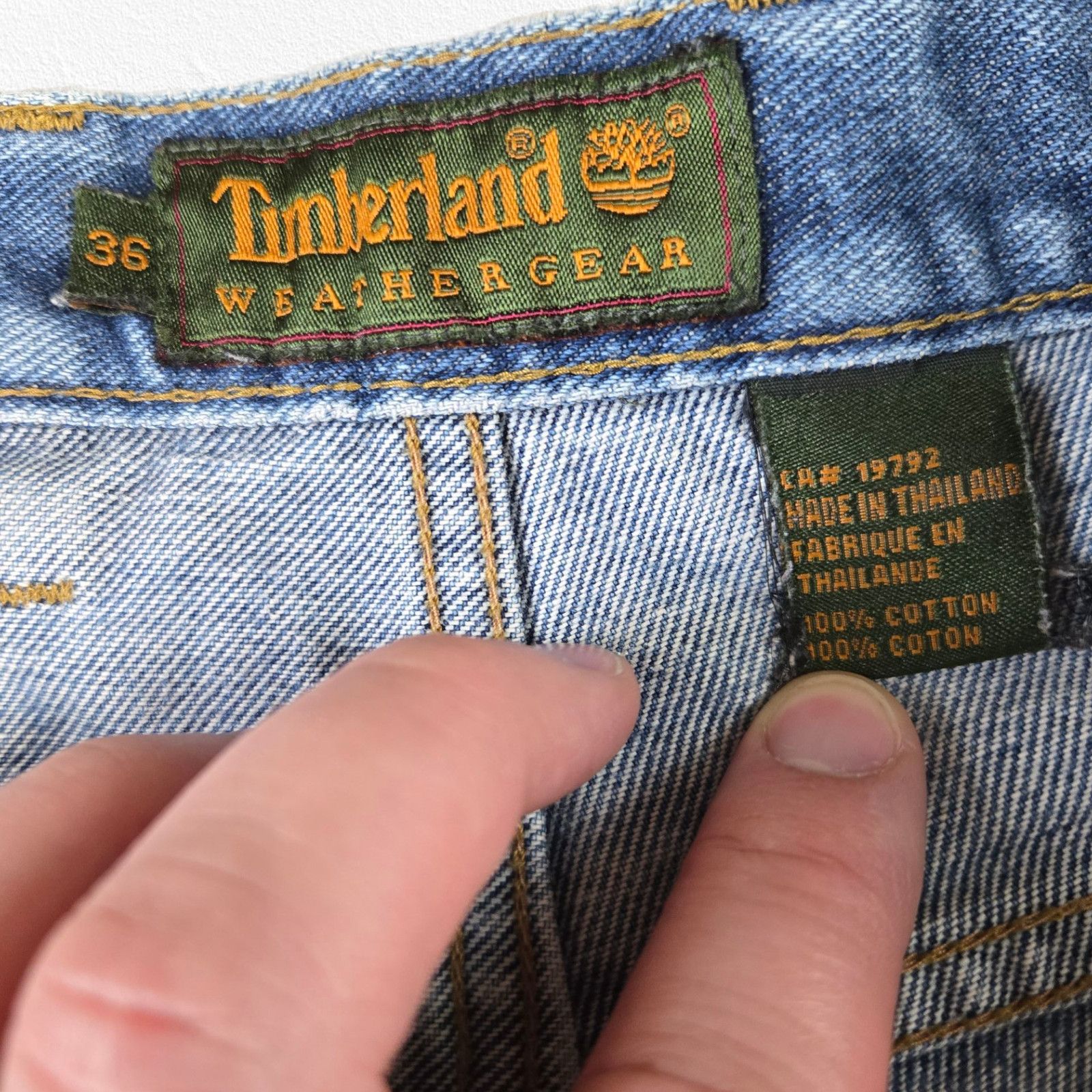 Timberland Vintage Timberland Weathergear Straight Jeans Size 36 Size US 36 / EU 52 - 5 Thumbnail