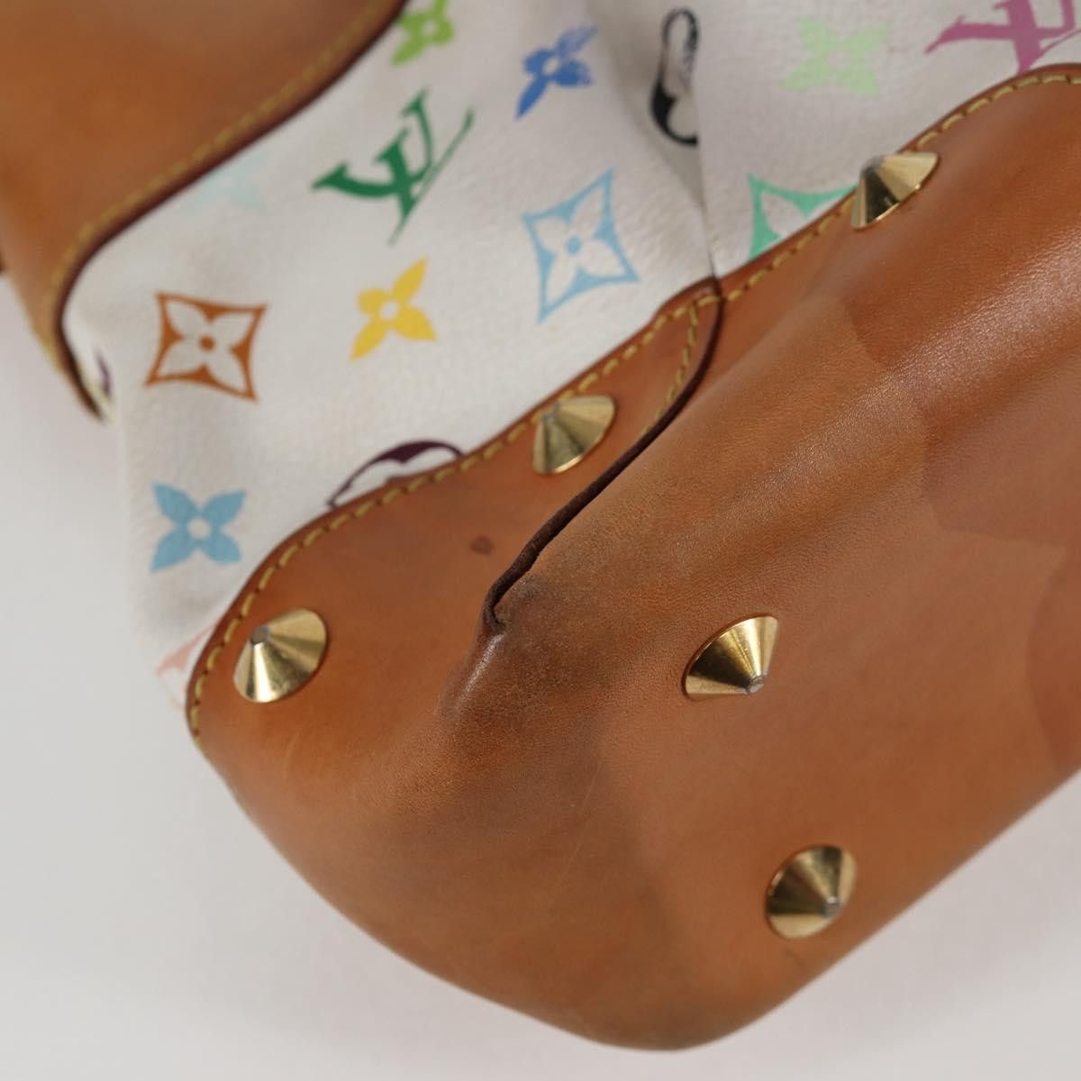 Louis Vuitton LOUIS VUITTON Monogram Multicolor Judy MM Bag White M40255 Size ONE SIZE - 16 Thumbnail