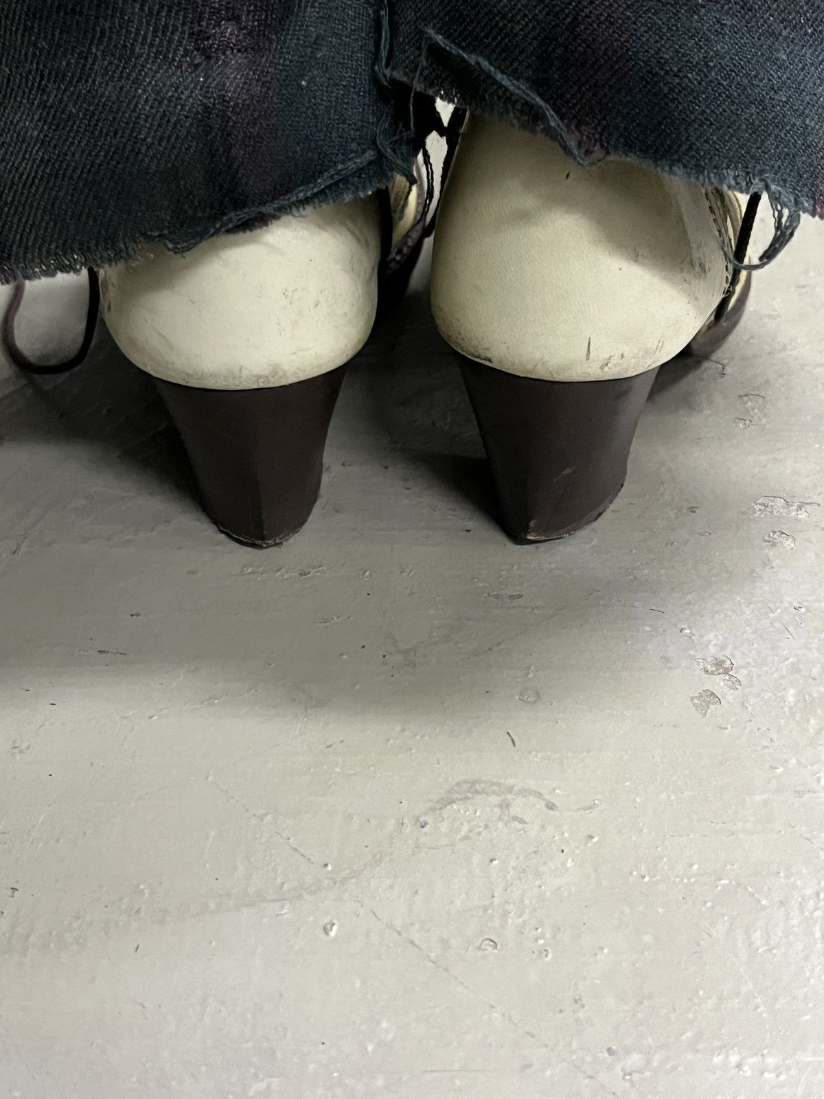 KMRii Vintage Alfredo Bannister Chloe Style Fold Boots With Heels Size US 5 / IT 35 - 12 Thumbnail
