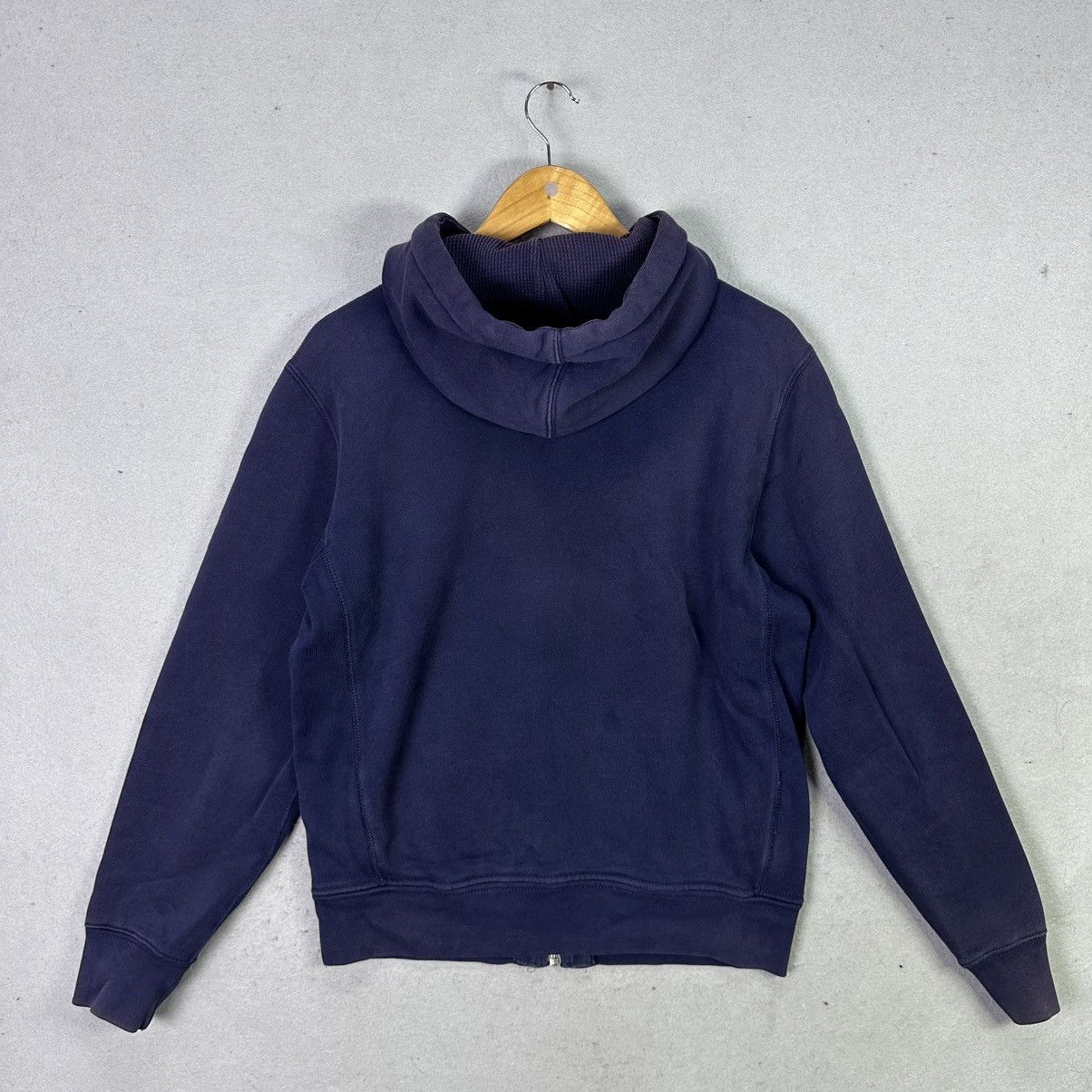 Polo Ralph Lauren Vintage Polo Ralph Lauren Zip Hoodie Medium Navy Small Pony Size US M / EU 48-50 / 2 - 3 Thumbnail