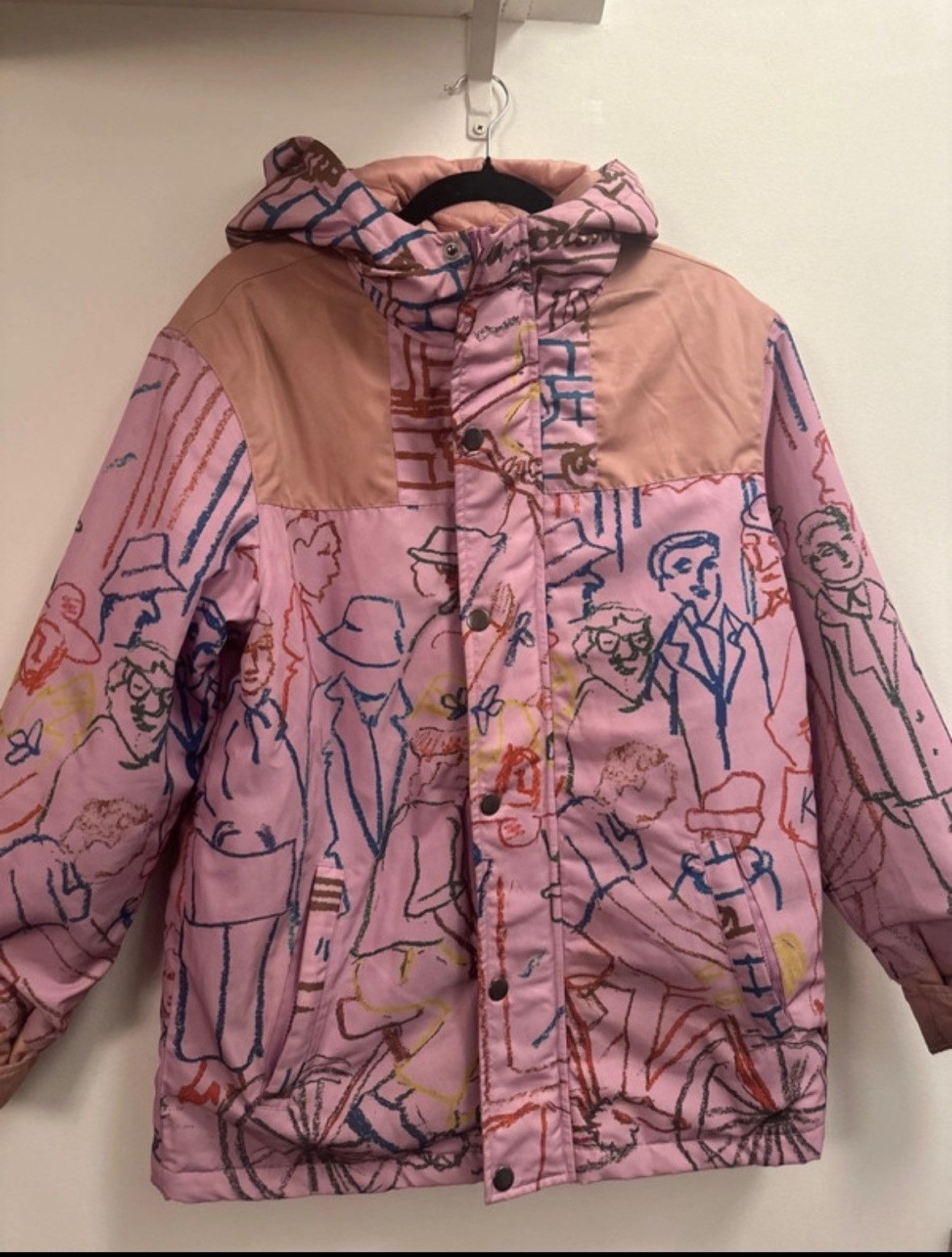 KidSuper Pink scribble graphic jacket Size US S / EU 44-46 / 1 - 2 Thumbnail