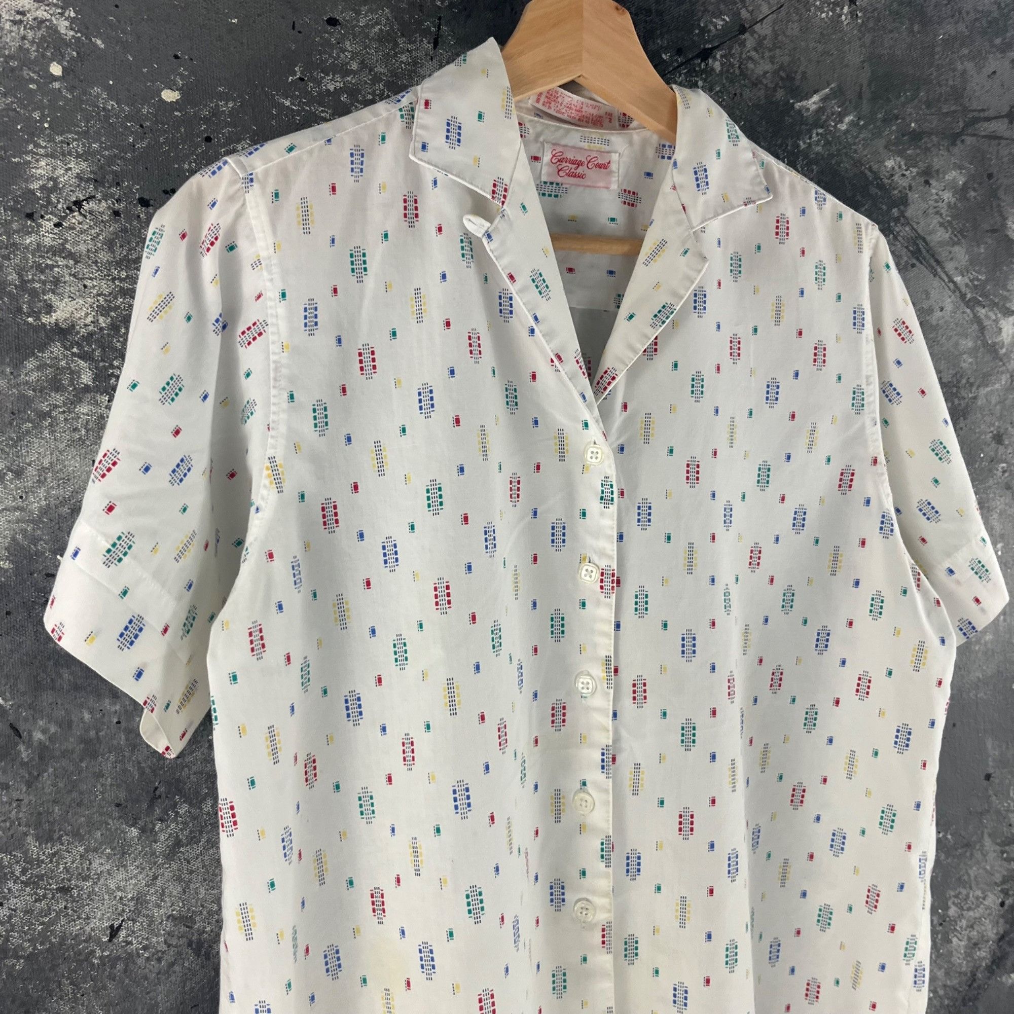 Vintage Vintage 60’s Psychedelic button up Size US S / EU 44-46 / 1 - 2 Thumbnail
