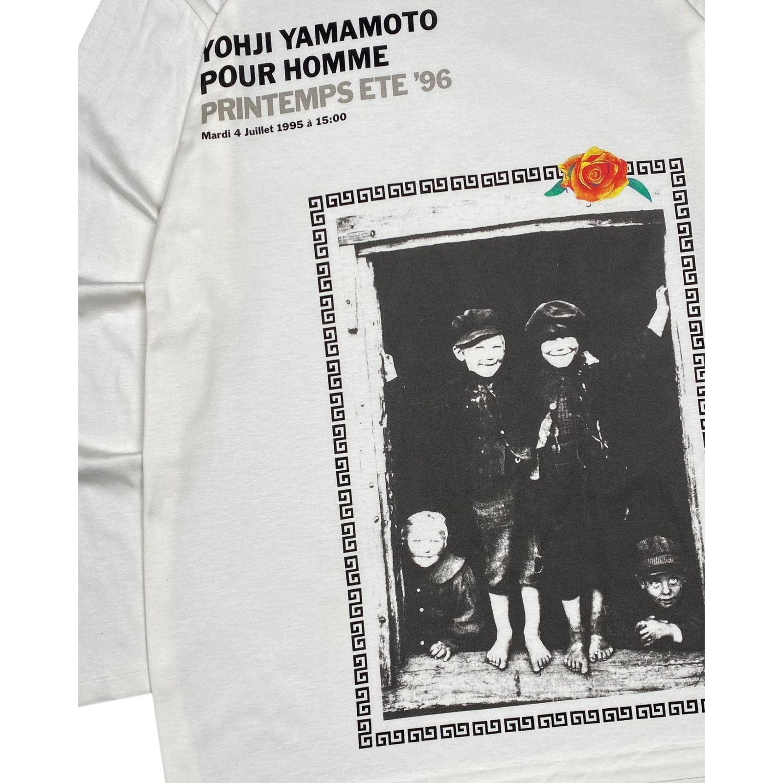 Yohji Yamamoto Yohji Yamamoto Pour Homme White Long Sleeve Tee SS96 Size US M / EU 48-50 / 2 - 4 Thumbnail