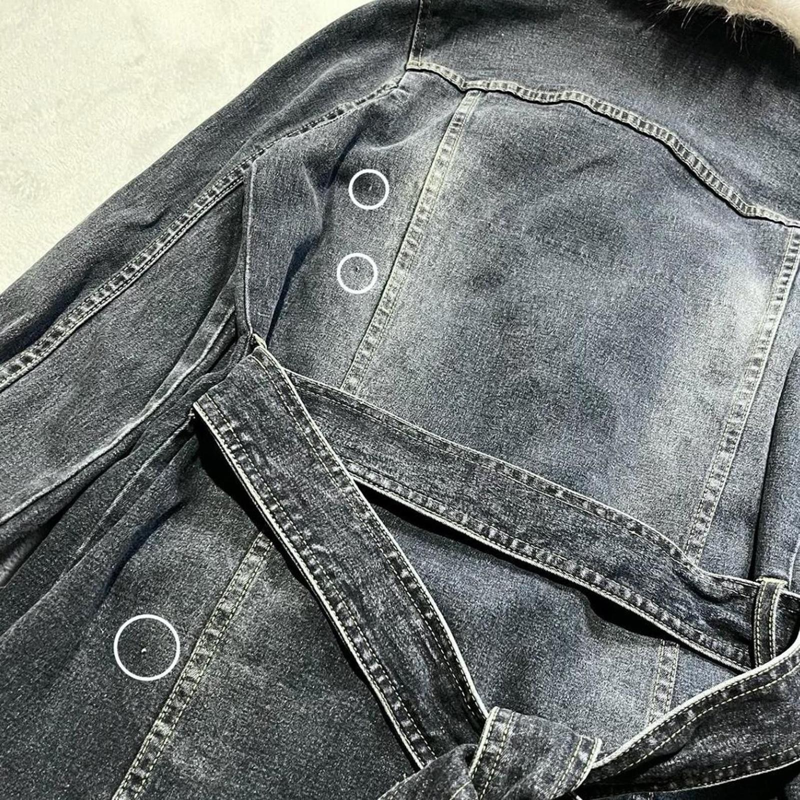 Other Denim with fur y2k style vintage penny lane coat jacket Size XS / US 0-2 / IT 36-38 - 5 Thumbnail