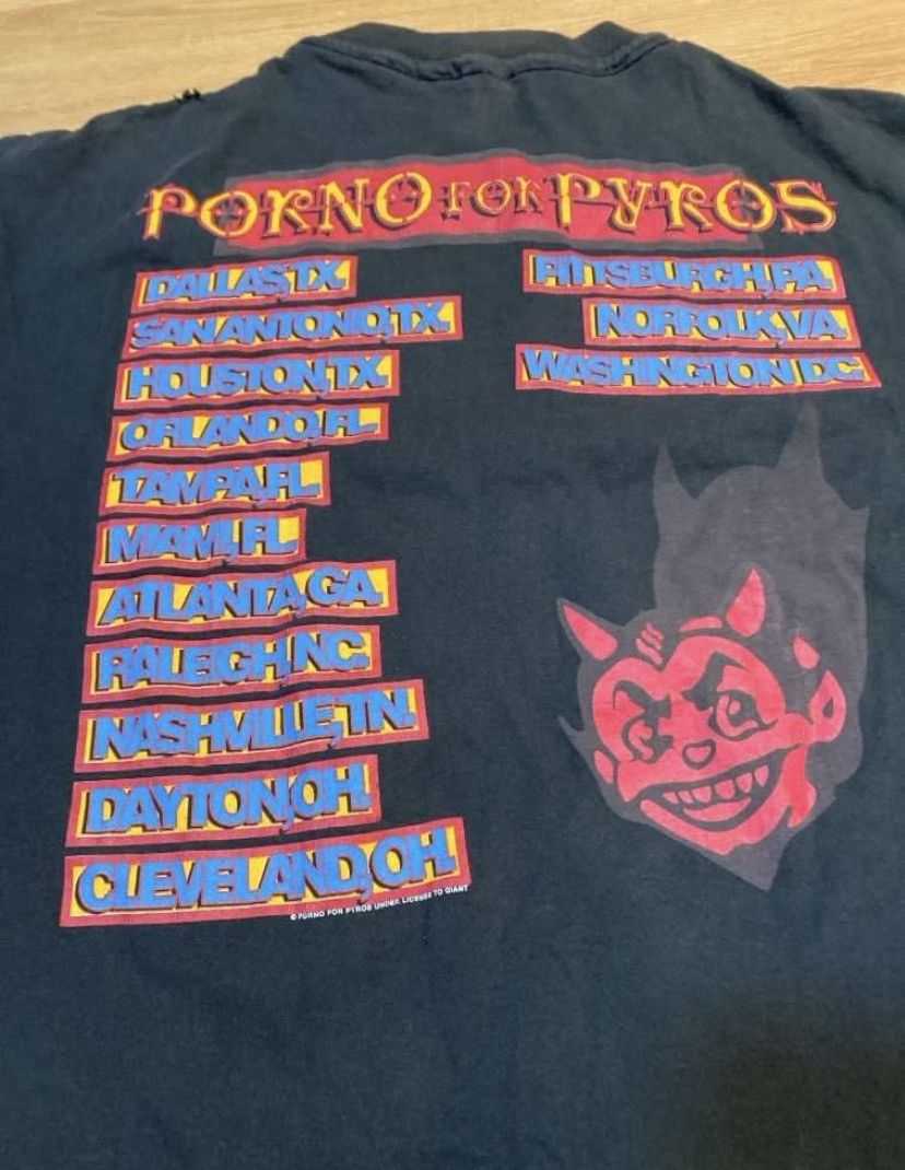 Band Tees Vintage porno for pyros 90s Size US L / EU 52-54 / 3 - 5 Thumbnail