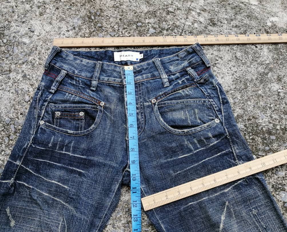 Designer Beast Nice Design Distressed Denim Size US 28 / EU 44 - 3 Thumbnail