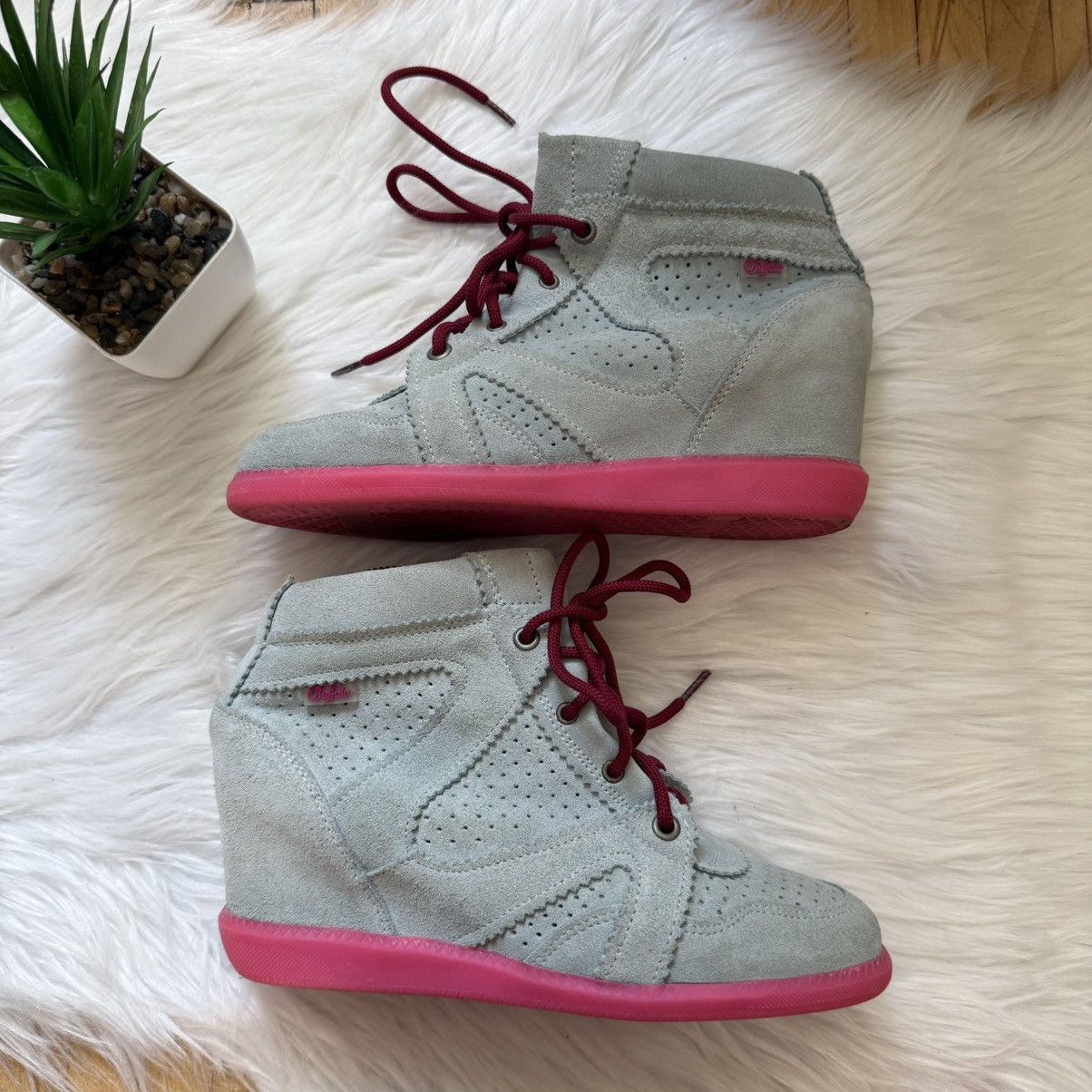 Buffalo London 📌 Crazy Buffalo like Isabel Marant Bekett Wedge Y2K Sneakers Size US 8 / IT 38 - 5 Thumbnail