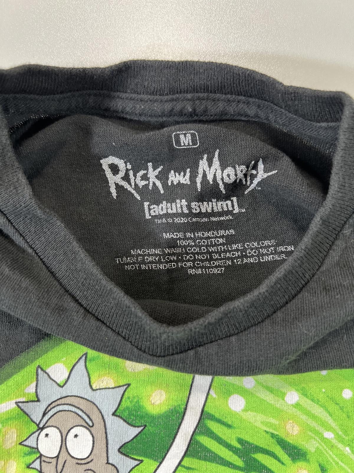 Other Rick and Morty Adult Swim Black Long Sleeve T-Shirt M Size US M / EU 48-50 / 2 - 3 Thumbnail
