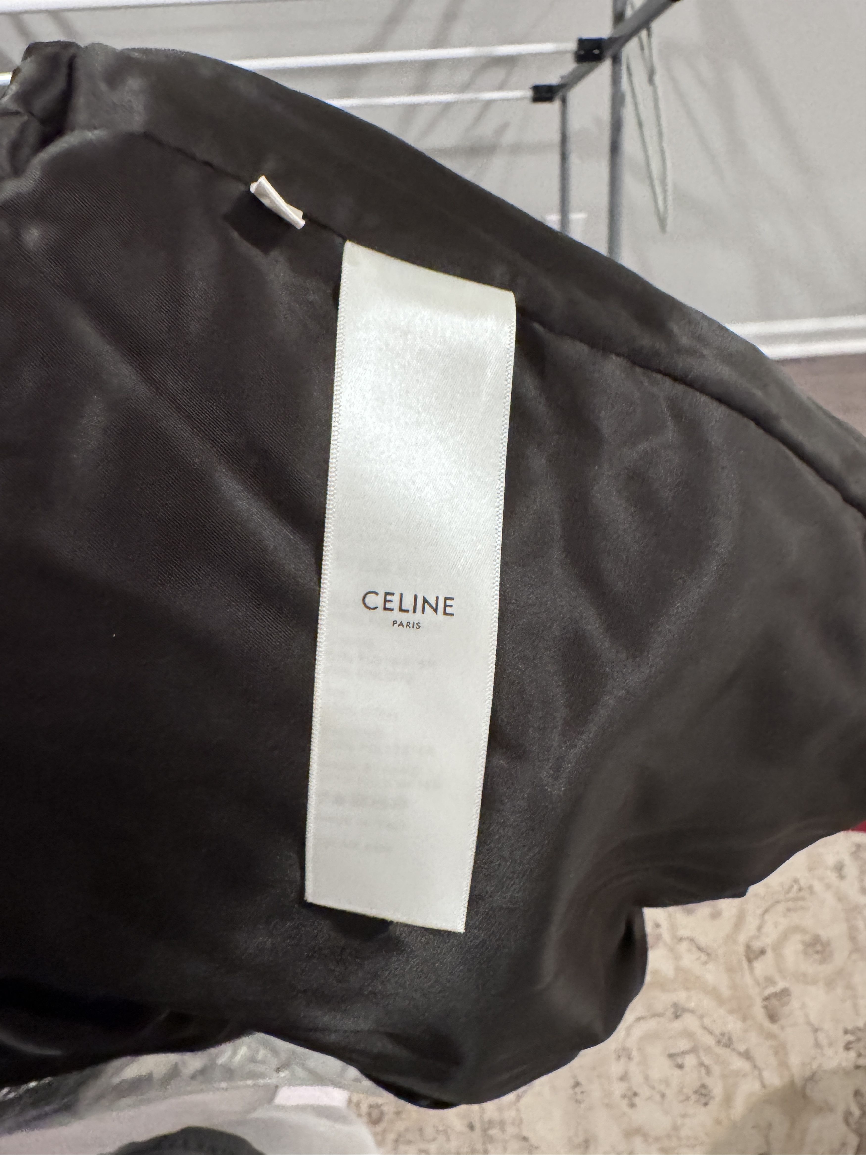 Celine CELINE Metallic Silver Varsity Bomber - Size 54 Size US L / EU 52-54 / 3 - 4 Thumbnail